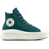 Converse Womens Chuck Taylor Hi All Star Move - Green