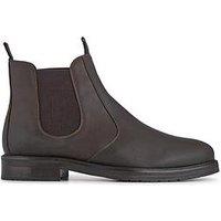 Jones Bootmaker Emile Wide Fit Leather Slip On Boot - Brown