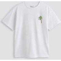 The Very Collection Boys Pineapple Graphic T-Shirt - White