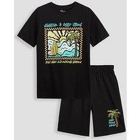 The Very Collection Boys Graphic Shortie Pyjama Set