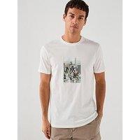 Armani Exchange New York City Graphic Print T-Shirt - Off White