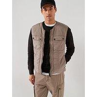 Armani Exchange Utilty Gilet - Natural