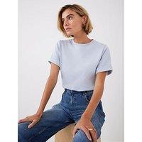 Mint Velvet Ultimate Cotton T-Shirt - Blue