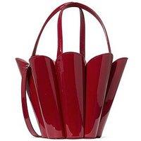 Kate Spade New York The Patent Leather The Flower Bucket Bag - Red