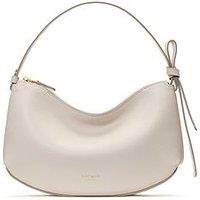 Kate Spade New York Loop Pebbled Leather Shoulder Bag - Cream