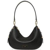 Kate Spade New York Liv Pebbled Leather Convertible Shoulder - Black