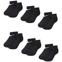 Nike 6 Pack No Show Trainer Shocks - Black