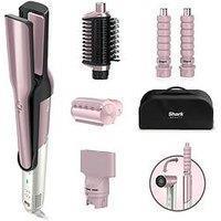 Shark Glam Sleek Straight Waves & Curls Pink Exclusive