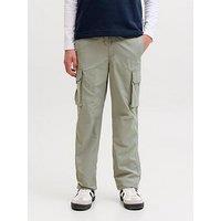 Jack & Jones Junior Boys Kane Ivan Cargo Joggers - Khaki