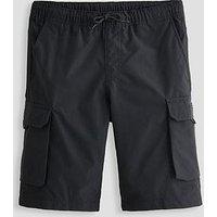 Jack & Jones Junior Boys Cole Ivan Cargo Jogger Shorts - Black