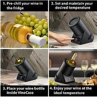 Caso Design Vinocase Tabletop Wine Cooler - Black