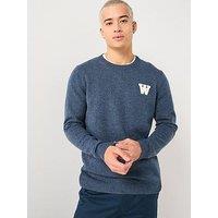 Double A By Wood Wood Tay Aa Lambswool Knitted Jumper - Blue