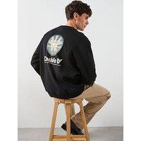 Double A By Wood Wood Crew Neck - Black