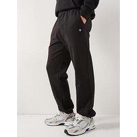 Wood Wood Double A By Cal Coin Logo Cuff Joggers - Black