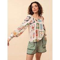Emily Lovelock Rosie Print Blouse
