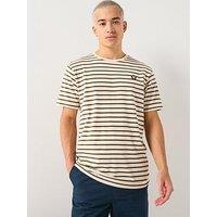 Double A By Wood Wood Ace Stripe T-Shirt - Dark Green