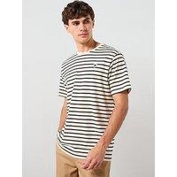 Double A By Wood Wood Ace Stripe T-Shirt - Black