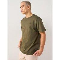 Double A By Wood Wood Ace Coin Logo T-Shirt - Dark Green