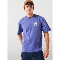 Double A By Wood Wood T-Shirt - Blue - Dark Blue