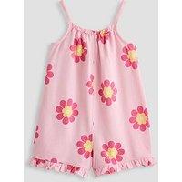 The Very Collection Girls Strappy Frill Playsuit - Multi