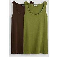 The Very Collection Curve 2 Pack Longline Vest
