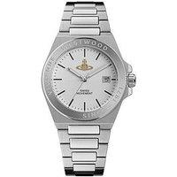 Vivienne Westwood The Hanwell Ladies Quartz Watch Silver Dial Silver Stainless Steel Case And Bracelet