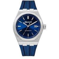 Ingersoll 1892 The Rider Automatic Mens Watch With Blue Dial And Blue Pu Strap - I16802
