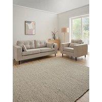 The Very Collection Zena 3 Seater Fabric Sofa + Chair Set