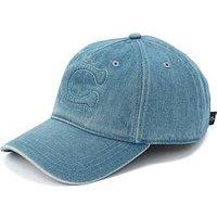 Coach Sculpted C Baseball Hat - Blue