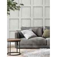 The Very Collection Square Panel Grey Wallpaper