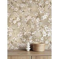 The Very Collection Blossom Natural Wallpaper