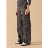 Pixiegirl Petite Soft Touch Wide Leg Trouser - Brown