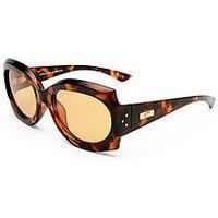 Le Specs Loveliness Square Sunglasses - Tort