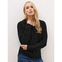 Long Tall Sally Tall Premium V Neck Jumper - Black