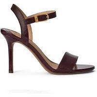 Lauren By Ralph Lauren Gwen Heeled Sandals - Red