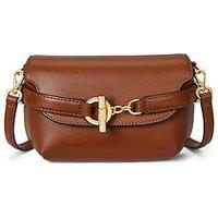 Lauren By Ralph Lauren Blaike Small Leather Crossbody Bag - Brown