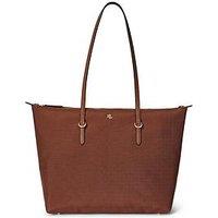 Lauren By Ralph Lauren Keaton Medium Nylon Tote Bag - Brown