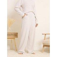 Long Tall Sally Tall Fleece Lounge Trouser - Ivory