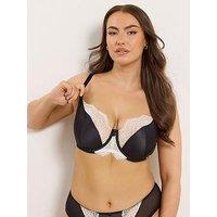 Yours Curve Dana Non-Padded Underwire Bra - Black
