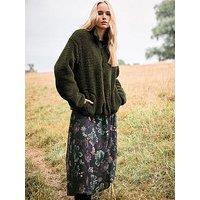 Long Tall Sally Half Zip Fleece - Green