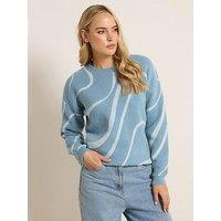 Long Tall Sally Squiggle Jumper - Blue