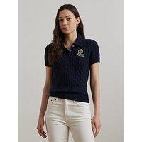 Lauren By Ralph Lauren Nartrissa Short Sleeve Pull Over - Navy