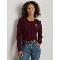 Lauren By Ralph Lauren Montiva Long Sleeve Pull Over - Red