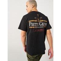 Pretty Green Graphic Stuff T-Shirt - Black
