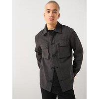 Pretty Green Kilburn Overshirt - Black