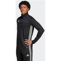 Adidas Mens Tiro Football 1/4 Zip Tracksuit Top - Black
