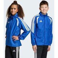 Adidas Junior Tiro 26 Football Windbreaker Jacket - Blue