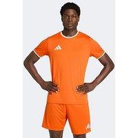 Adidas Mens Entrada 26 Slim Fit Football T-Shirt - Orange