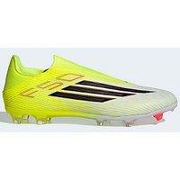 Adidas Mens F50 League Laceless Firm Ground Football Boot - Yellow
