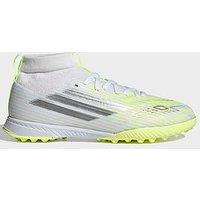 Adidas Girls F50 Sparkfusion League Astro Turf Football Boot - White